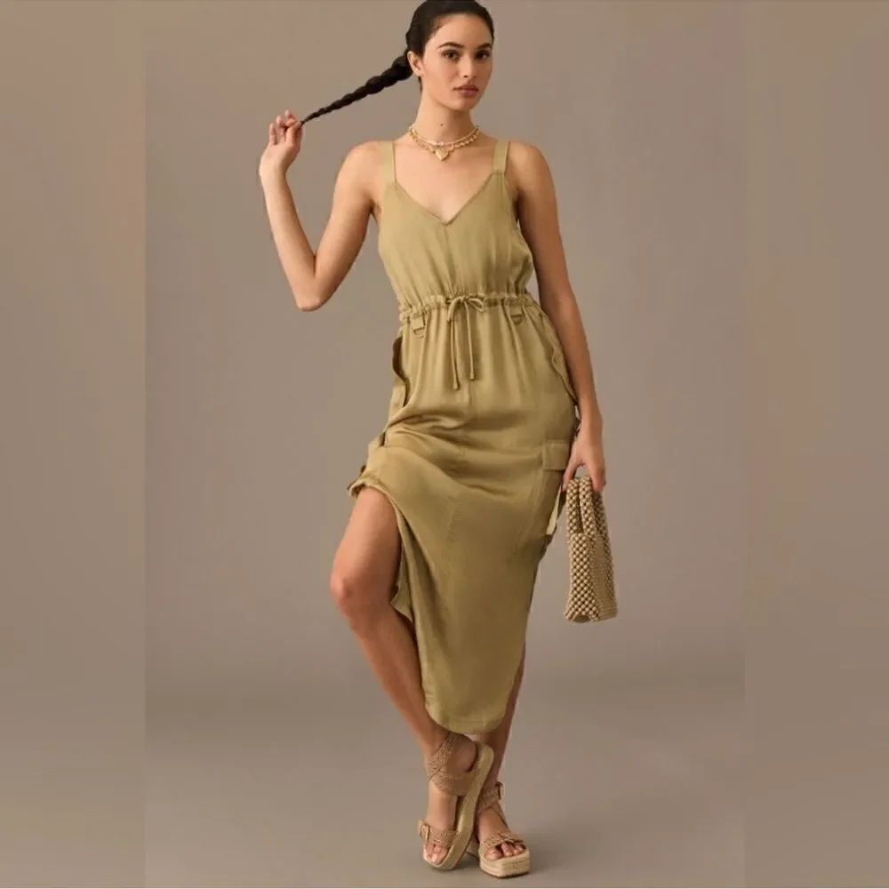 Anthropologie Love That Label Sleeveless
Utility Dress / Size L